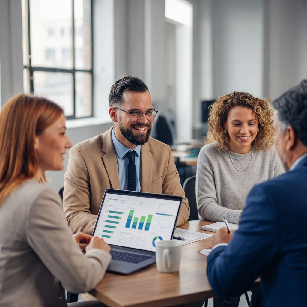 Tablero de gestión y métricas de performance comercial